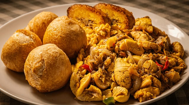 Ackee & Saltfish.